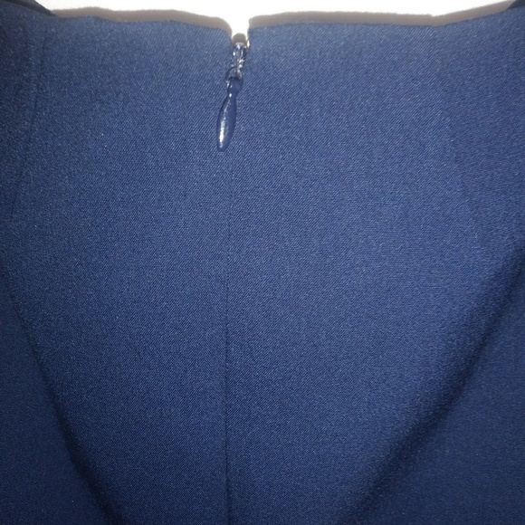 Jones NY 4 Sleeveless Shift Workwear Dress in Darkest Navy - Picture 4 of 5